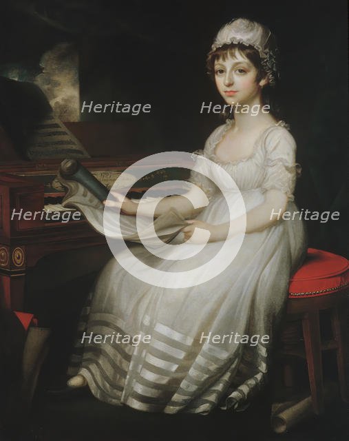 Portrait of a Young Woman, 1801. Creator: Mather Brown.