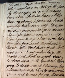 Letter from Hester Pitt, between 1766 and 1770. Creator: Hester Stanhope.