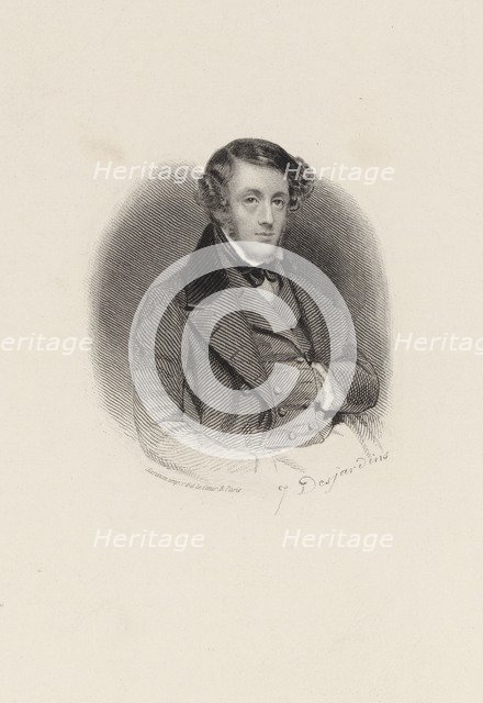 Portrait of the composer Albert Grisar (1808-1869), 1835.