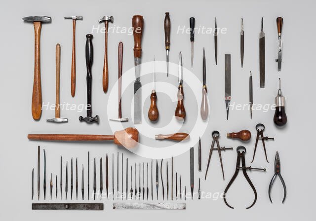 Louis Daniel Nimschke  Set of Sixty-Two Engraving Tools of Louis