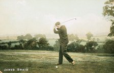 James Braid, Scottish golfer, c1910. Artist: Unknown