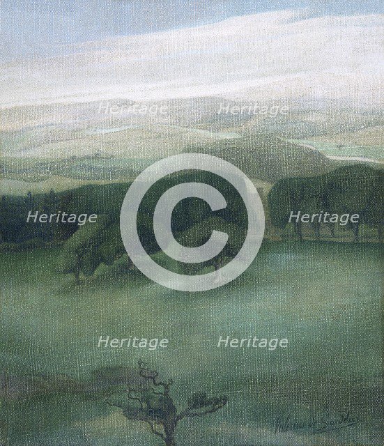 'Mountains in Cardiganshire', 1910s. Artist: Valerius de Saedeleer