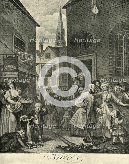 'Covent Garden at Mid-Day', 1738, (1925). Creator: William Hogarth.