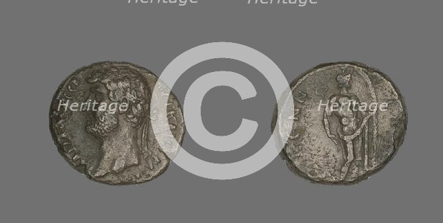 Tetradrachm (Coin) Portraying Emperor Hadrian, 117-138. Creator: Unknown.