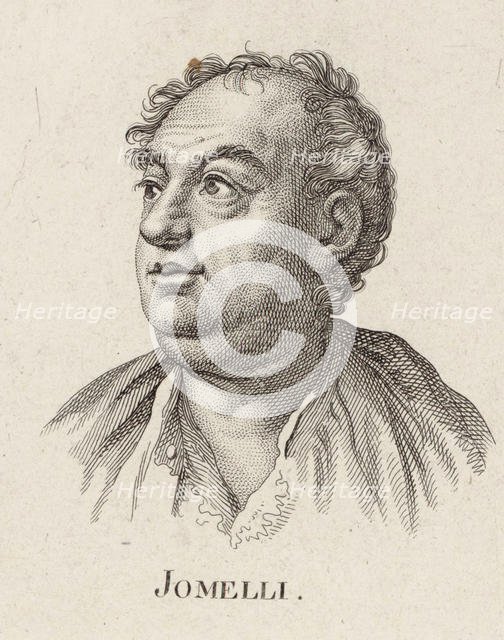 Portrait of the composer Niccolò Jommelli (1714-1774). Creator: Anonymous.