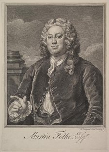 Martin Folkes, 1742. Creator: William Hogarth.