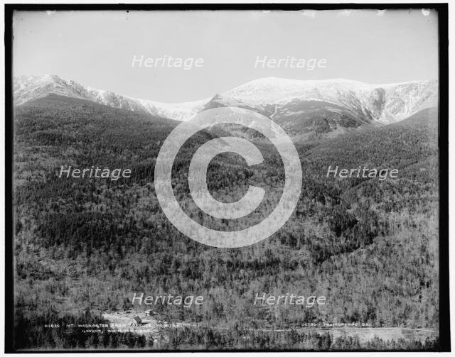 Mt. Washington from Spruce Mountain, Gorham, White Mountains, between 1890 and 1901. Creator: Unknown.