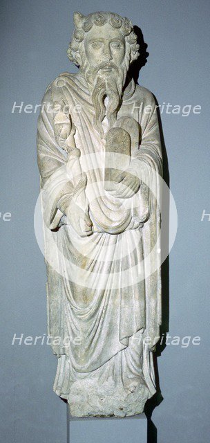 Sculpture of Moses. Artist: Unknown