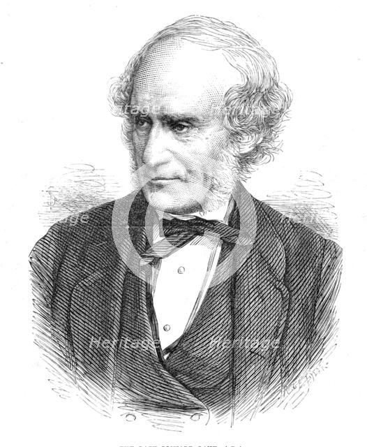 The late Richard Lane, A.R A., 1872. Creator: Unknown.