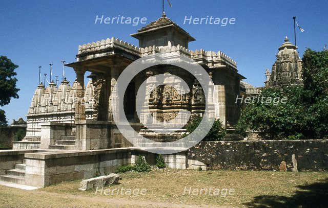Sat-bis-Deori Temple, Chittaurgarh, Rajasthan, India, 11th century. Jain stone temple.