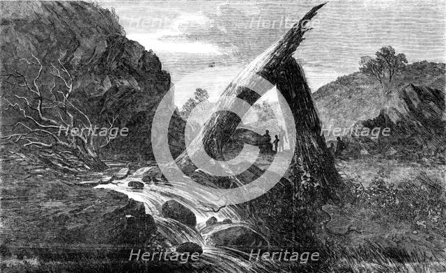 Sketches in Southern Australia - River Fall in the interior, 1857. Creator: Unknown.