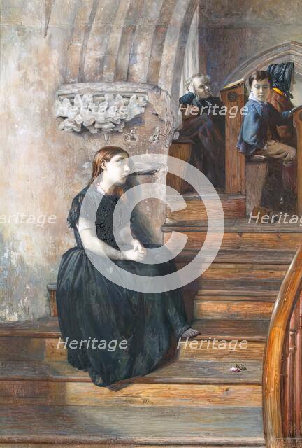 The Orphan (Hearing The Word), 1866. Creator: George Reid.