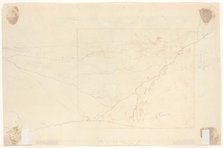 Mountain Landscape [verso], c. 1828. Creator: Thomas Cole.