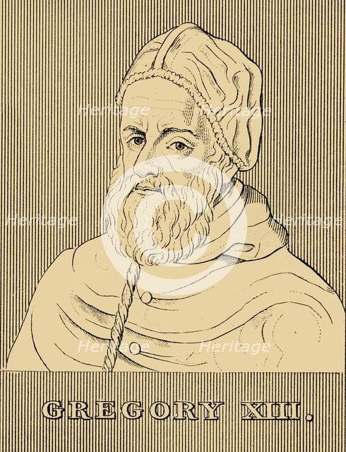 'Gregory XIII', (1502-1585), 1830. Creator: Unknown.