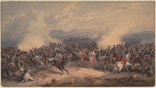 Hussars and Chasseurs at the Battle of Chernaya River on August 16, 1855, 1855. Artist: Norie, Orlando (1832-1901)