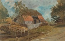Old Barn, ca. 1855. Creator: Lionel Constable.