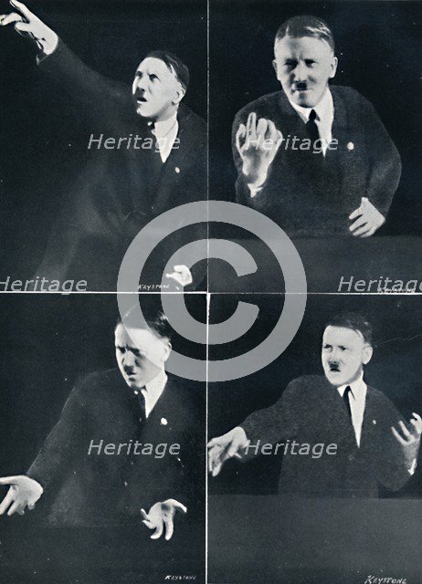 'The maniac of Berchtesgaden had begun to run amuck', c1938, (1945). Artist: Unknown.