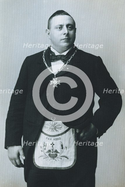 Chief Mason with the insignia of the Order.