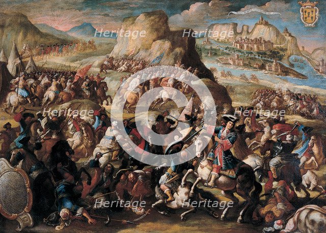 The Battle of Oran, 1699. Artist: Palomino de Castro y Velasco, Acisclo Antonio (1655-1726)