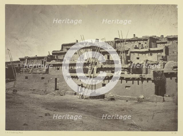 Section of the South Side of Zuni Pueblo, N.M., 1873. Creator: Tim O'Sullivan.