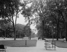East Street from the park, Pittsfield, Mass., c.between 1910 and 1920. Creator: Unknown.
