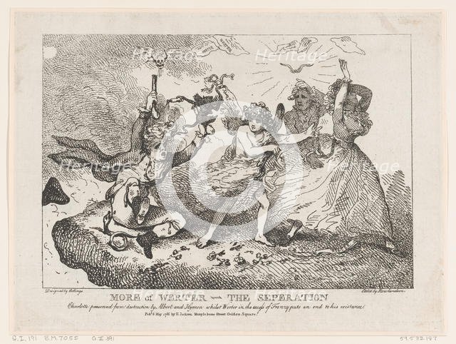 More of Werther-The Separation: Charlotte Preserved from Destruction by Albert and ..., May 6, 1786. Creator: Thomas Rowlandson.
