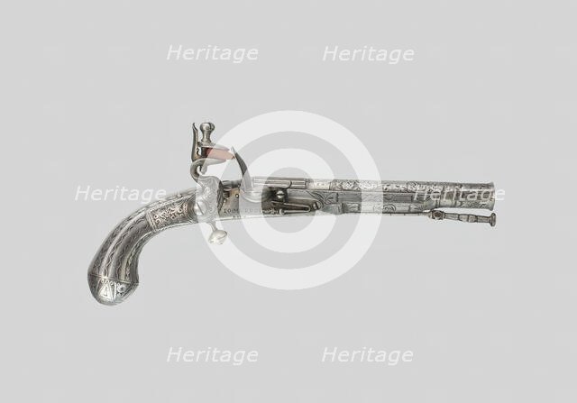 Flintlock Belt Pistol, Doune, c. 1780. Creator: John Murdoch.