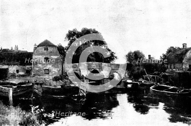 Brandon Bridge - by Yeend King, R.I., 1898. Creator: Unknown.