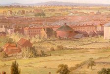 Birmingham from the Dome of St Philip's Church in 1821. Creator: Samuel Lines.