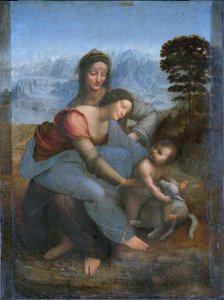 The Virgin and Child with Saint Anne, c.1508. Creator: Leonardo da Vinci (1452-1519).