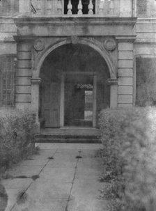 Ursuline Convent entrance, New Orleans, between 1920 and 1926. Creator: Arnold Genthe.