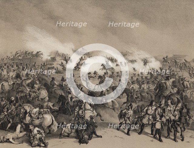 Battle of Villaviciosa, on December 10, 1710, between the armies of Philip V and the Archduke of …