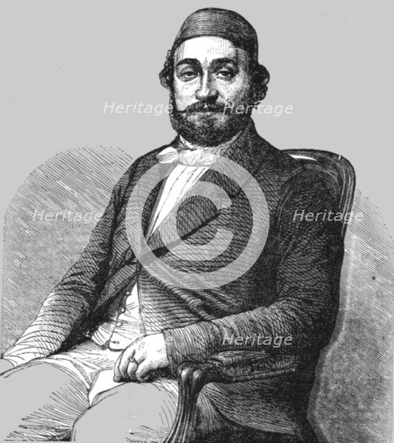 'Vely Pasha, the Turkish Ambassador at Paris', 1854. Creator: Unknown.