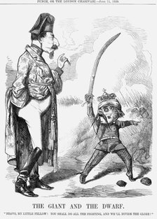 'The Giant and the Dwarf', 1859. Artist: Unknown