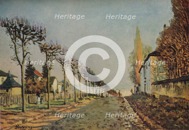 Le chemin de la Machine, 1873, (1929). Artist: Alfred Sisley