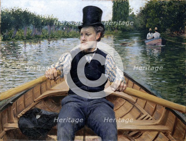 Oarsman in a Top Hat, 1878.