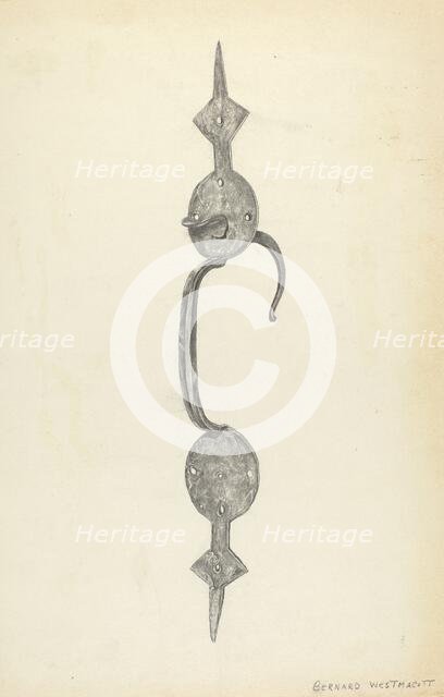 Handle, c. 1939. Creator: Bernard Westmacott.