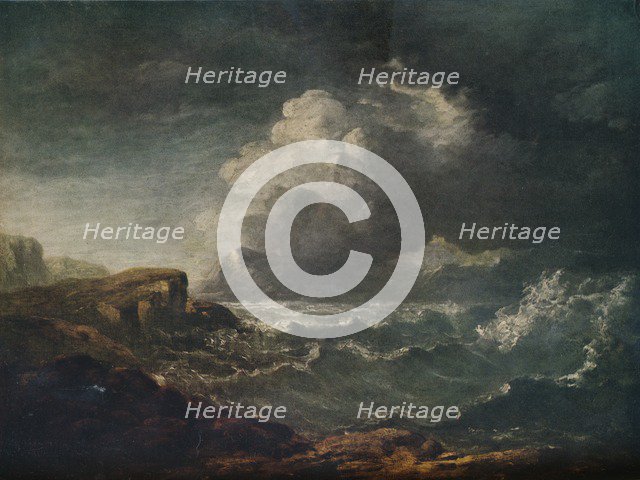 Storm on a Scottish Loch, 19th century, (1917). Artist: John Thomson