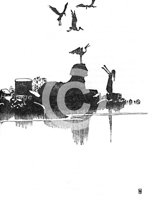 'Then She Saw The Storks', c1930. Artist: W Heath Robinson.