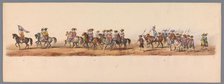 Historical parade at the second centenary of the Utrecht University, 1836 (plate 5), 1837. Creator: Victor Adam.