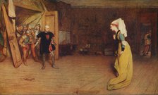 'Talbot and the Countess of Auvergne', 1875, (c1915). Creator: William Quiller Orchardson.