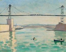 Marseille, le Pont transbordeur, c 1916. Creator: Marquet, Pierre-Albert (1875-1947).