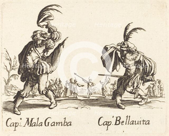 Cap. Mala Gamba and Cap. Bellavita. Creator: Unknown.