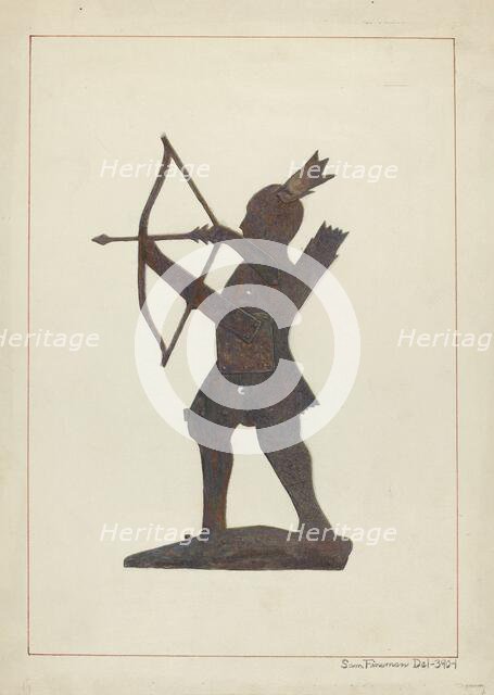 Weather Vane, c. 1938. Creator: Samuel Fineman.