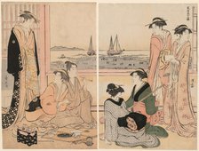 The Fourth Month, from the series "Twelve Months in the South (Minami juni ko)", c. 1784. Creator: Torii Kiyonaga.