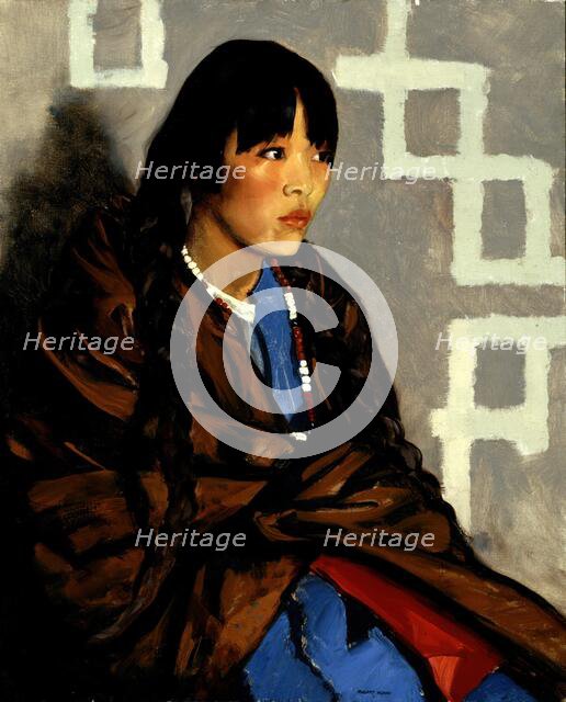 Indian Girl (Julianita), about 1917. Creator: Robert Henri.