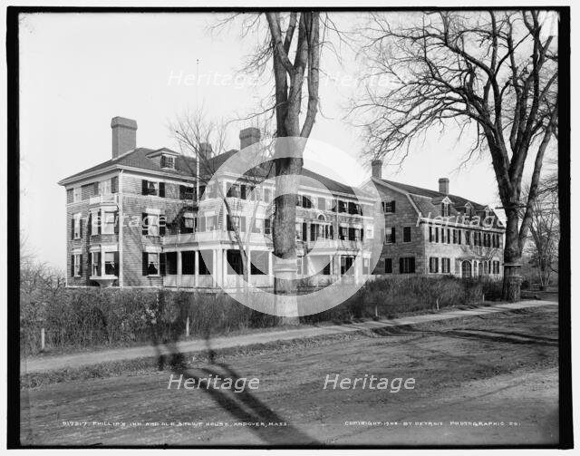Phillip's Inn and old Harriet Beecher Stowe house, Andover, Mass., c1904. Creator: Unknown.