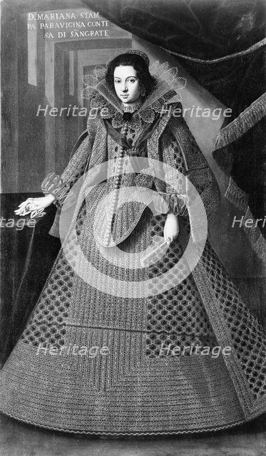 Doña Marianna Stampa Parravicina (born 1612), Condesa di Segrate. Creator: Unknown.