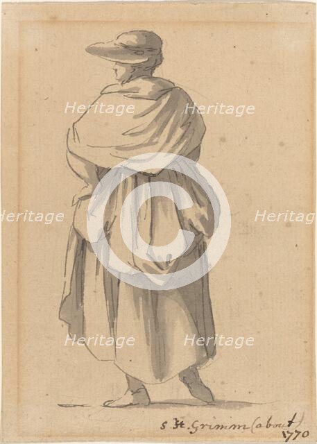 A Peasant Woman, c. 1770. Creator: Samuel Hieronymus Grimm.