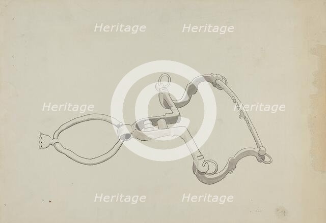 Roller Bit, c. 1936. Creator: J.Henry Marley.